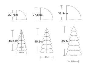 Plantilla de acolchado con patrón navideño, regla de cubierta de edredón de árbol de Navidad hecha a mano
