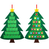 Geschmückter Weihnachtsbaum aus Filz