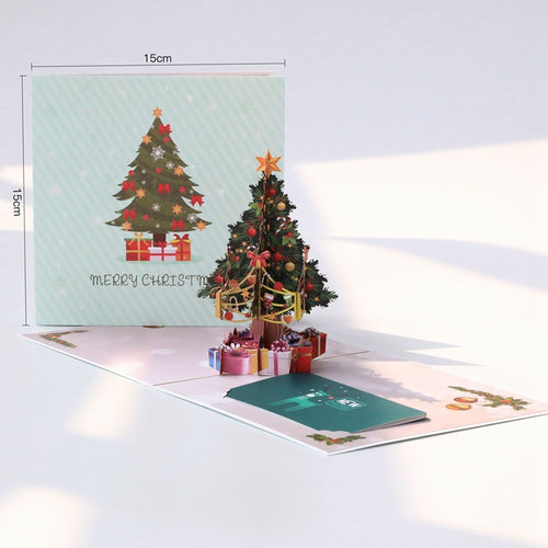 Three-dimensional Christmas greeting card