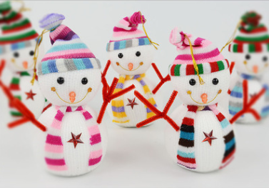 Decoración navideña muñeco de nieve muñeco pequeño regalo colgante decoración navideña regalo para niños