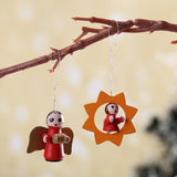 Christmas decorations wooden small pendant