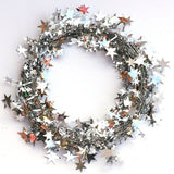 1PCS Christmas Tree Hanging Star Pine Garland Christmas Decoration Ornament new year 5m Wholesale christmas decorations for home