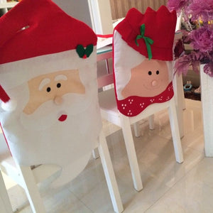 Europa und die Vereinigten Staaten verkaufen Weihnachts-Weihnachtstisch-Set, Stuhlhussen, dekorative Geschenke, große Fläche 