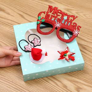 Christmas ornament hairpin hairpin glasses