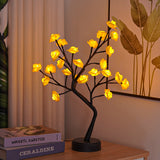 Table Lamp Flower Tree Rose Lamps Fairy Desk Night Lights USB Operated Gifts For Wedding Valentine Christmas Decoration
