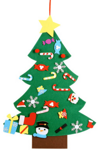 Neue Weihnachtsgeschenke und Geschenke DIY-Weihnachtsbaum aus Filz für Kinder
