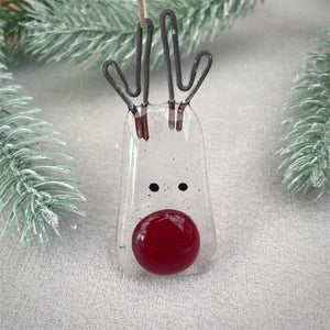 Glass Christmas Tree Decorative Pendant