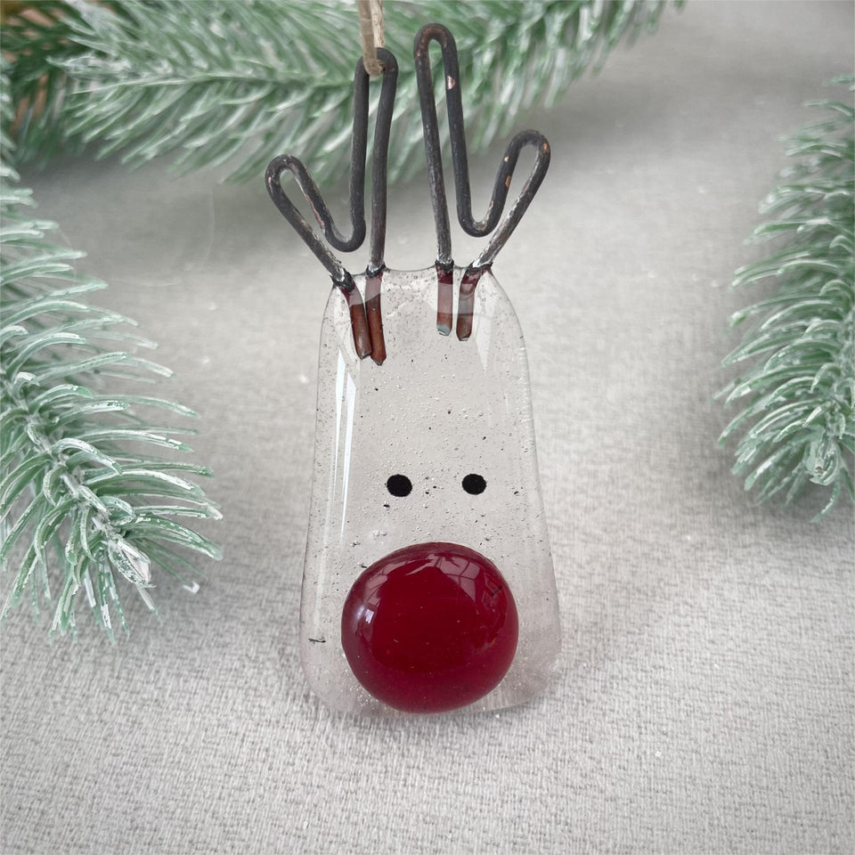 Glass Christmas Tree Decorative Pendant
