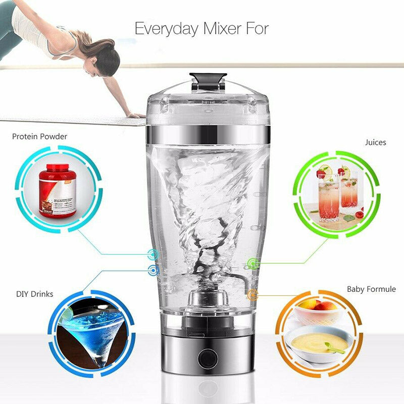 Elektrischer Protein-Shake-Rührer, USB-Shake-Flasche, Milchkaffee-Mixer, Wasserkocher, Sport- und Fitness-Aufladung, elektrischer Shaker-Cup