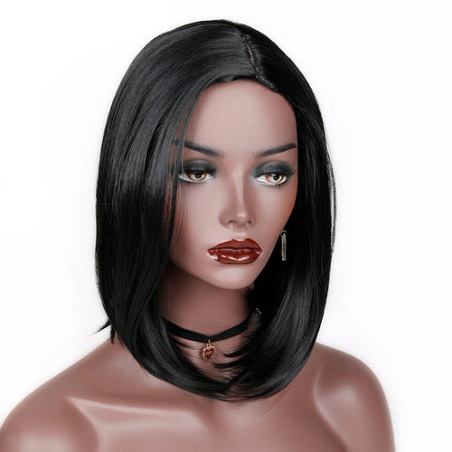 European And American Wig Ladies With Short Straight Hair Inside