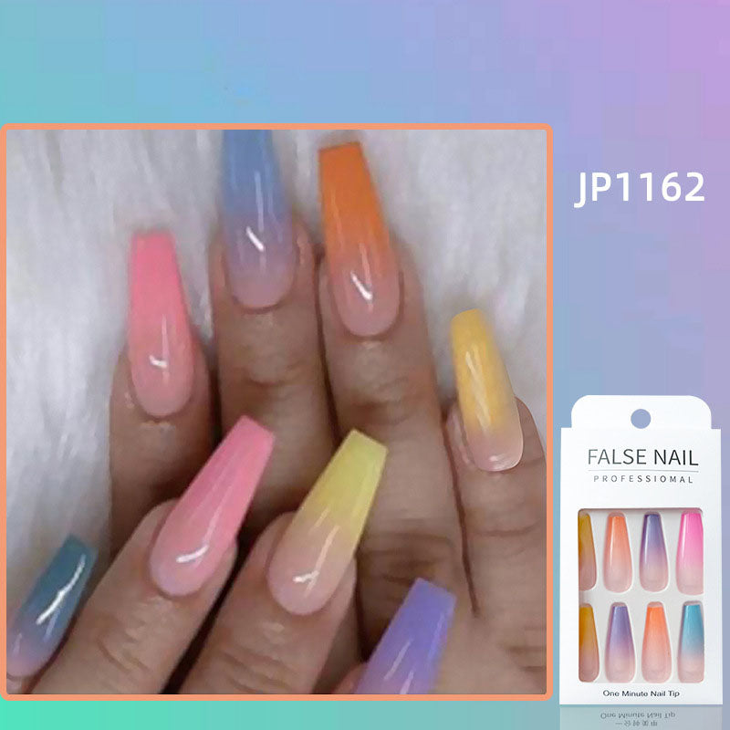Flat Head Nail Fake Nail Patch Wear Manicure Finished Product