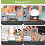 Conservación de alimentos Mason Jar Sealer Kit de aspiradora