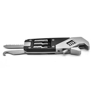 Stainless Steel Adjustable Wrench Folding Allen Wrench Multi-Function Wrench With Screwdriver