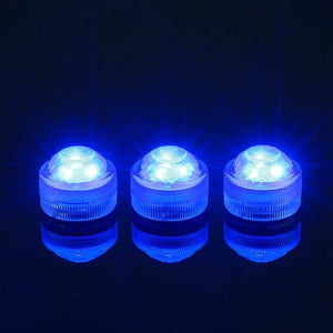 1X 10X Remote Control Submersible LED Candle Tea Light Waterproof RGB Table Lamp Decoration