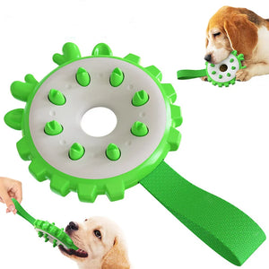 Juguete de frisbee molar para mascotas
