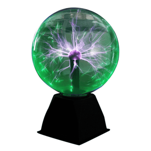 Lámpara de escritorio con control de voz electrostática de bola de plasma de luz verde de 8 pulgadas Luz mágica