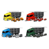 6Pcs/7Pcs Play Vehicles Construction Vehicle Truck Cars Toys Set Friction Powered Push Engineering Vehicles Assorted Construction for Boys and Girls