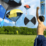Kids Hand Throwing Parachute Kite Outdoor Play Game Toy