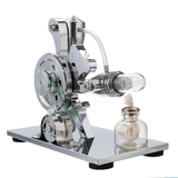 Upgrade STEM DIY Mini Air Stirling Engine Generator Motor Model Educational Power Engine Toy