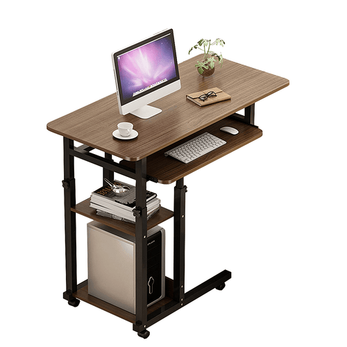 4 Layers Laptop Desk Table Adjustable Portable Notebook Computer Table Trolley Sofa Bed Tray Writing Study Desk for Home Office