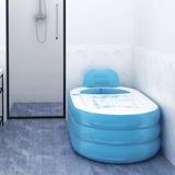 Luomande LX0021 Inflated Infant Bathtub Thicken Three Layers Heat Preservation Heighten for Playing Water