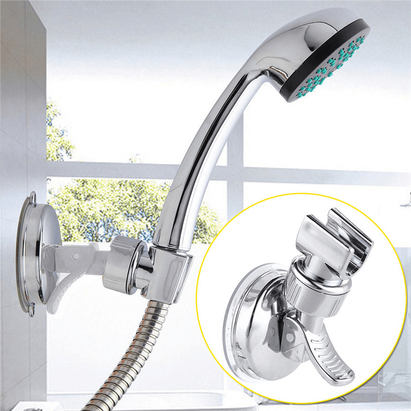 Bathroom Adjustable Stand Shower Head Suction Cup Holder Shower Faucet Shelf Bathroom Accessory