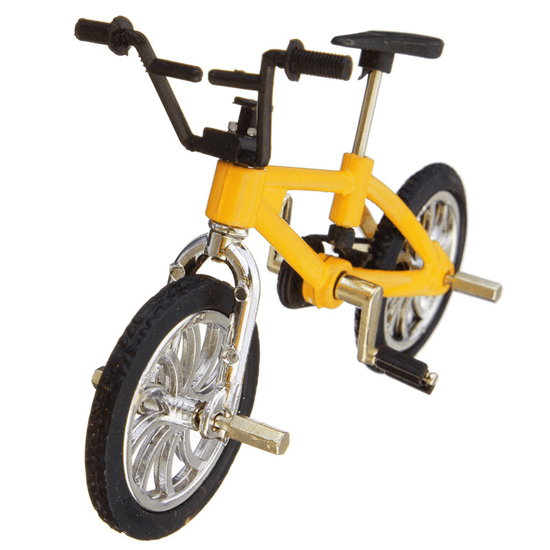 Cool Finger Alloy Bicycle Set Children Kid Model Rare Small Mini Toy