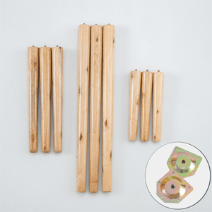 4 X Wooden Table Legs Easy Assemble for End Table TV Cabinet Furniture