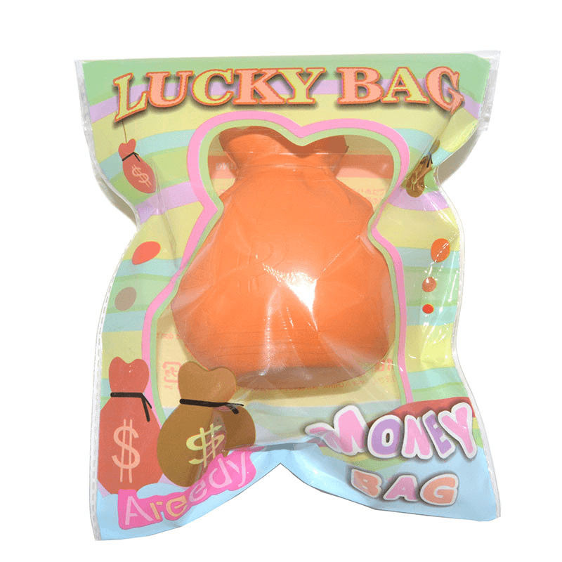 Areedy Squishy Fortune Money Lucky Bag New Year Gift 9Cm Licensed Slow Rising Original Packaging Toy