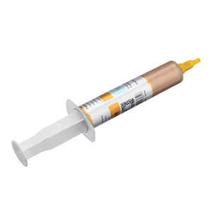 Golden Thermal Paste Grease Compound Silicone for Graphics CPU Heatsink Syringe