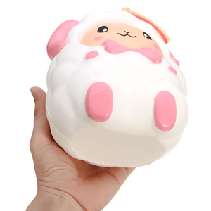 Squishyshop Huge Strawberry Sheep Squishy 19CM Jumbo Slow Rising Collection Gift Decor Giant Toy