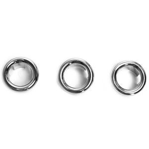 Sink round Overflow Spare Cover Tidy Chrome Trim Bathroom Ceramic Basin Overflow Ring