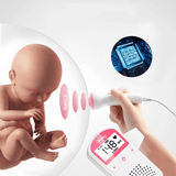 Doppler Fetal Baby Monitor Doppler para mujeres embarazadas Home Sonar Doppler para Pregnants Doppler Detector 2.5Mhz Sin radiación