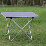 Ultra Light Aluminum Outdoor Folding Table Camping Barbecue Stall Portable Tea Table Stool with Organizer Bag