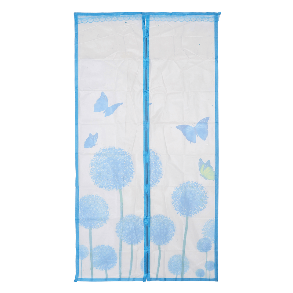 Door Curtain Magnetic Fly Bug anti Insect Mosquito Encrypt Screen Protector Butterfly Pattern Door Curtains