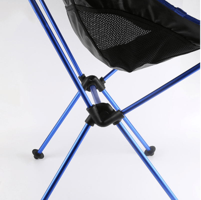 Portable Collapsible Moon Chair Fishing Camping BBQ Stool Folding Extended Hiking Seat Garden Ultralight Portable Indoor Outdoor Chair