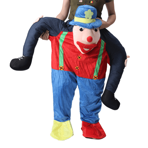 Hallowen Christmas Shoulder Carry Me Buddy Ride on a Shoulder Piggy Back Piggy Ride-On Fancy Dress Adult Party Costume Outfit