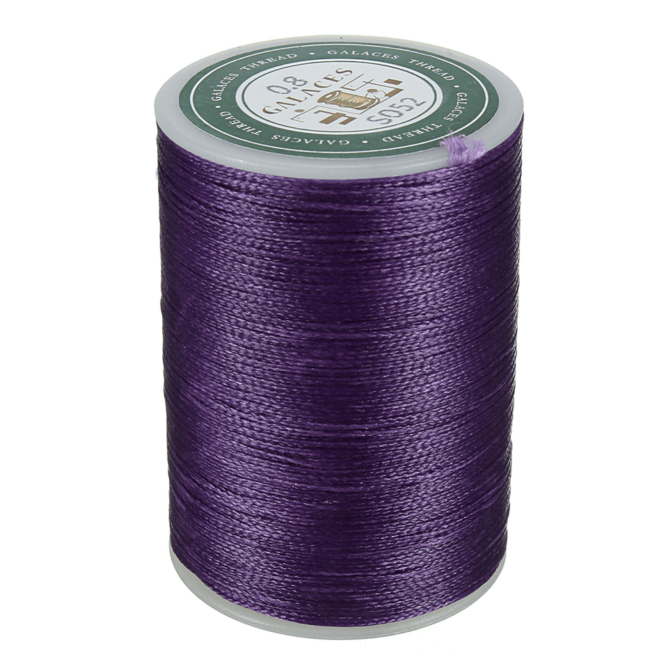 Waxed Thread 0.8Mm 78M Polyester Cord Sewing Kit Stitching Leather Craft Bracelet