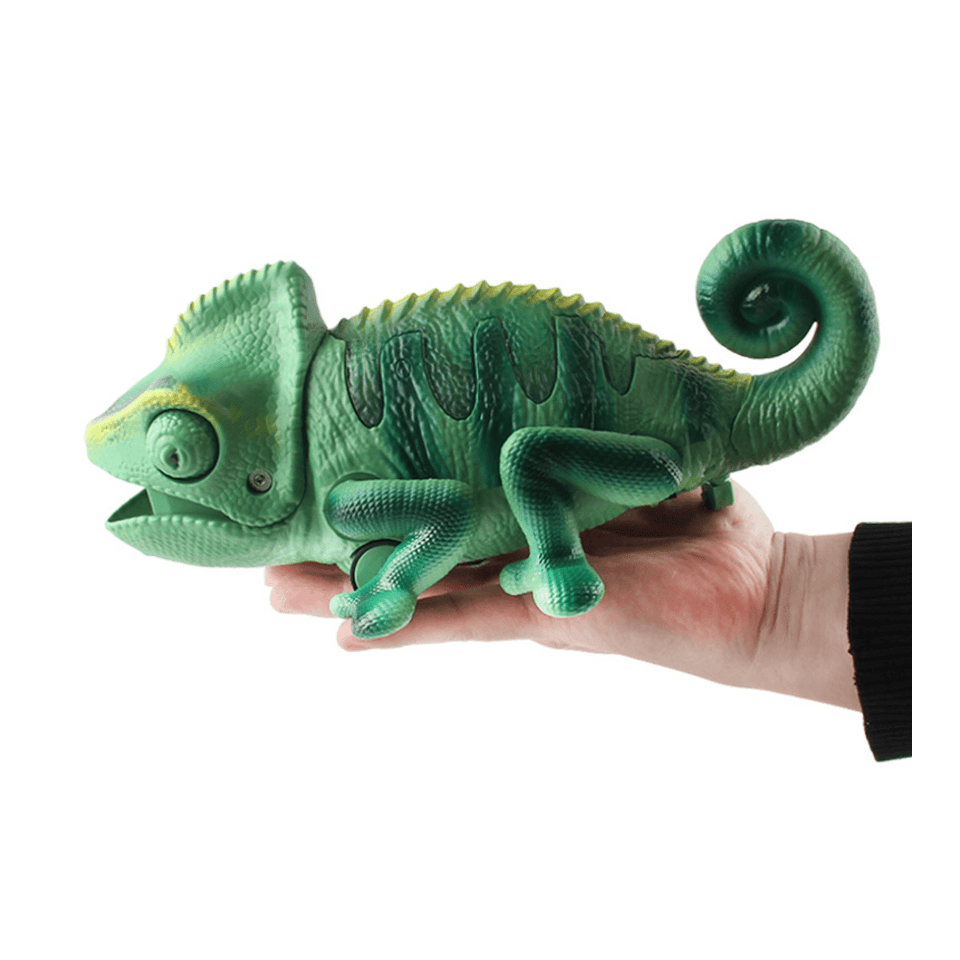 Electric Infrared Remote Control Lights Crawling Chameleon Children'S New Strange Bug-Catching Tricky Toys