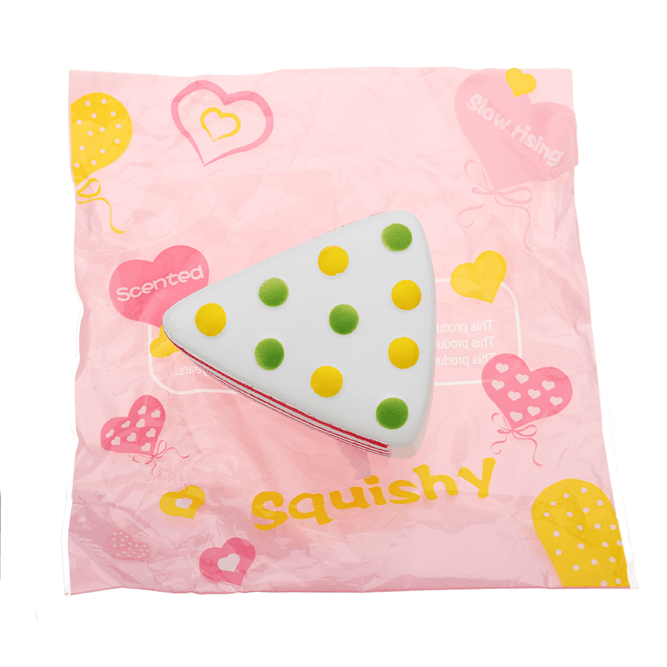 Triangle Cake Squishy 9*6*7.6CM Slow Rising with Packaging Collection Gift Soft Toy