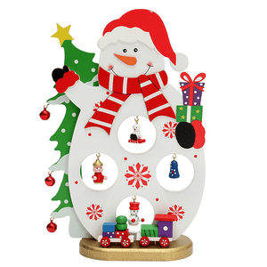 Christmas Party Home Decoration Santa Claus Snowman Table Ornaments Toys for Kids Children Gift