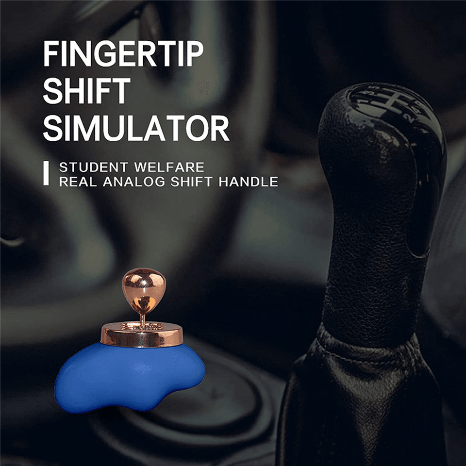Mini Fingertips Decompression Artifact Simulation Car Changing Gear Manual Gear Shift Novelty Anti-Stress Fidget Toys Spinner Toys for Kids and Adults
