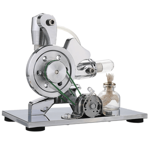 Upgrade STEM DIY Mini Air Stirling Motor Generator Motor Modell Pädagogische Power Motor Spielzeug