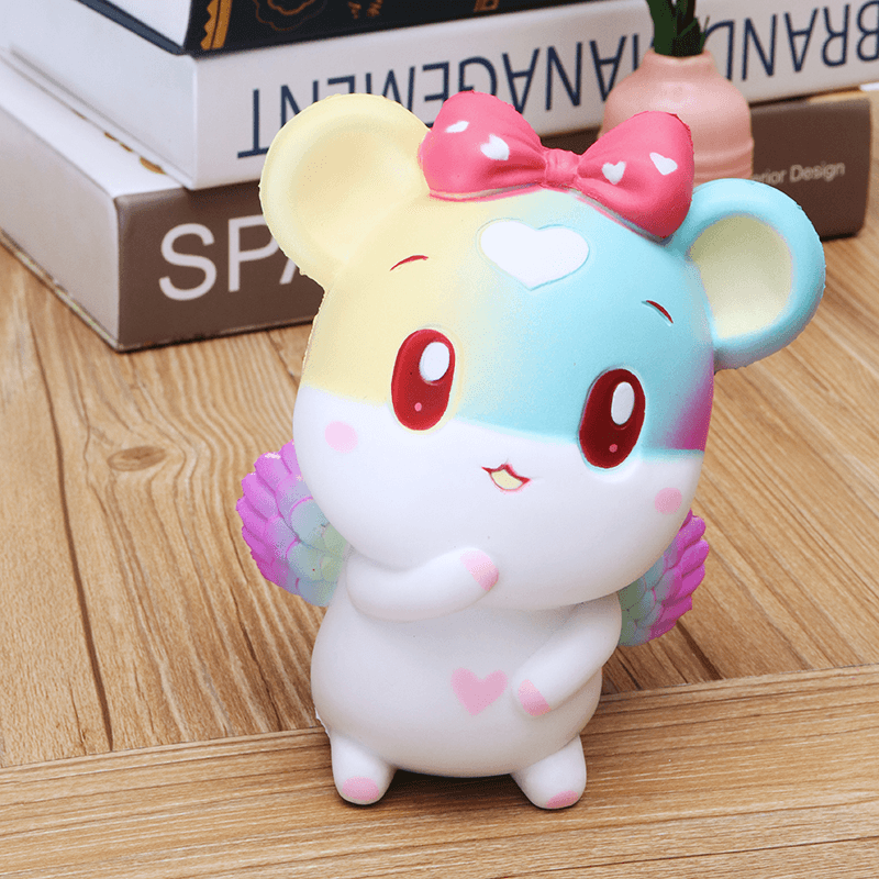 Taburasaa Mouse Squishy 12.5*15Cm Slow Rising with Packaging Collection Gift Soft Toy