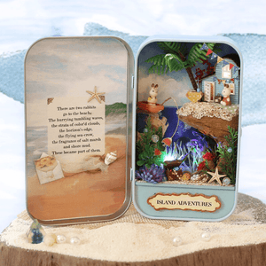 Cuteroom DIY Dollhouse Miniature LED Light Box Theatre Gift Decor Collection