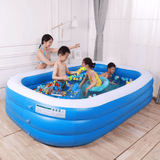 1.5/2.1/3.05M 3 Layers Portable Inflatable Swimming Pool Adults Kids Bath Bathtub Foldable Outdoor Indoor Bathroom SPA