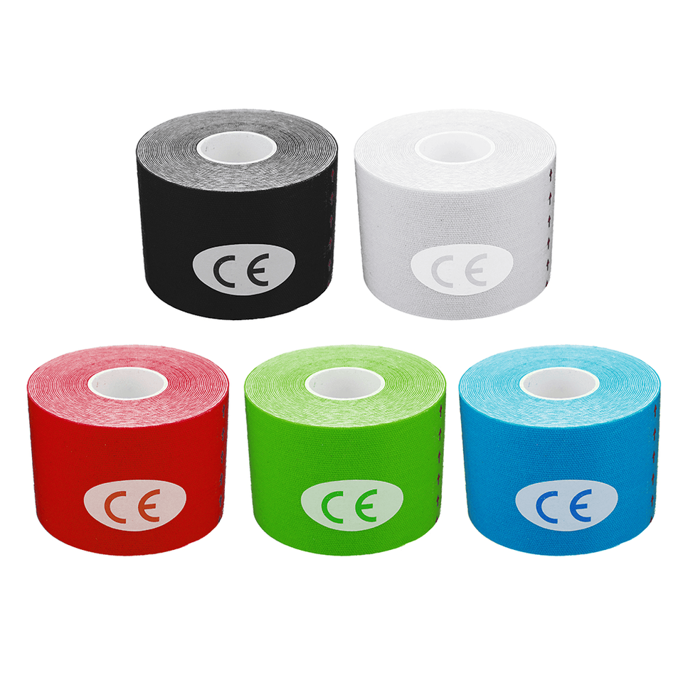 5Cmx5M Kinesiology Elastic Medical Tape Bandage Sports Physio Medical Muscle Ankle Pain Care Support