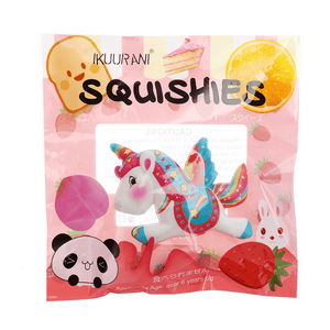 IKUURANI Unicorn Squishy 10.5*8CM Cute Slow Rising Toy Decor Gift with Original Packing