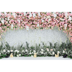 1.2X0.8M Romantic Wedding Photography Backdrop Flowers Wall Party Photo Background Cloth Decoration Props
