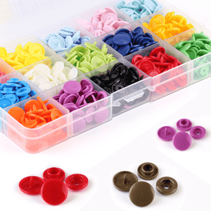 150 Sets T5 Snap Poppers Fasteners Press Studs Snaps Starter Plastic 1 Pliers